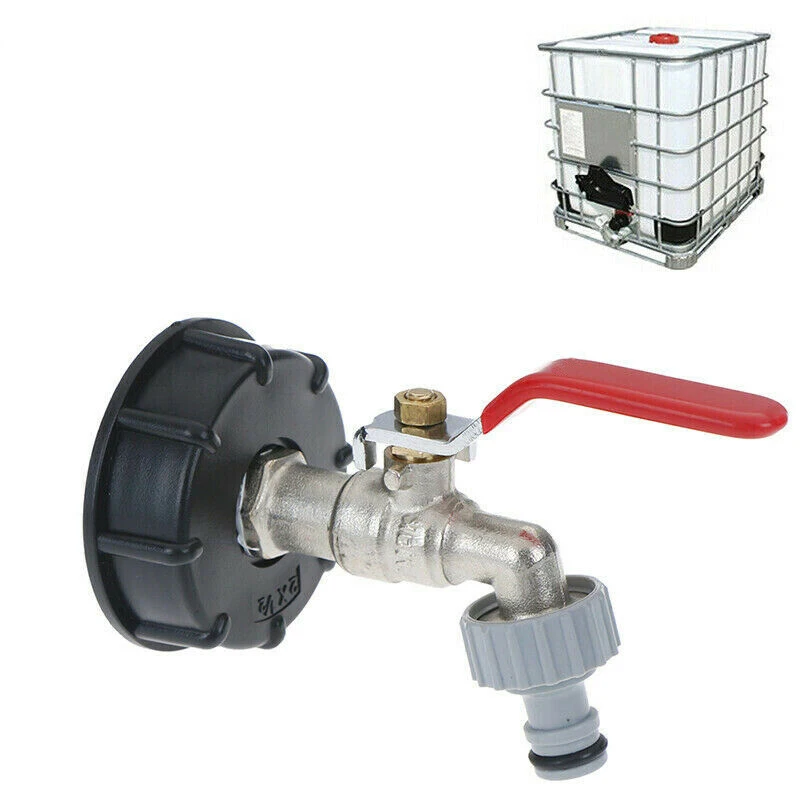 IBC Tank Adapter S60X6 To Garden Tap With 1/2" Replacement Valve Fitting Parts For Home Garden Water Connectors
IBC Tank Adapter S60X6 To Garden Tap With 1/2" Replacement Valve Fitting Parts For Home Garden Water Connectors