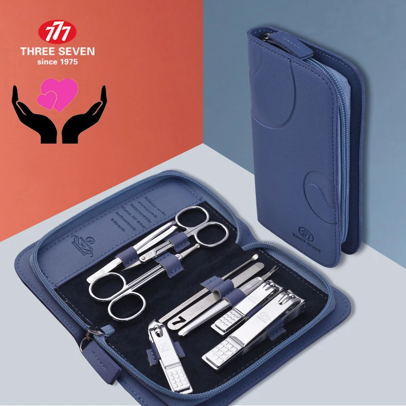 THREE SEVEN/777 Starshine Manicure Nail Clippers Kit Professional Pedicure Care Tools Fashion Gifts 9Pcs Set Nail Art Tools
THREE SEVEN/777 Starshine Manicure Nail Clippers Kit Professional Pedicure Care Tools Fashion Gifts 9Pcs Set Nail Art Tools