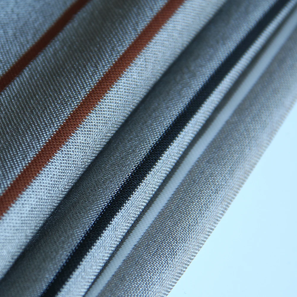 Knitted Fabric Conductive Conductive Strip, Metal Silver with Polyester Separator
Knitted Fabric Conductive Conductive Strip, Metal Silver with Polyester Separator