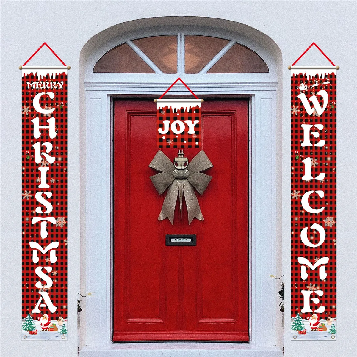 Merry Christmas Porch Decorations Door Banner Red Xmas Porch Sign Hanging Decorations for Home Porch Sign Outdoor Front Door
Merry Christmas Porch Decorations Door Banner Red Xmas Porch Sign Hanging Decorations for Home Porch Sign Outdoor Front Door
