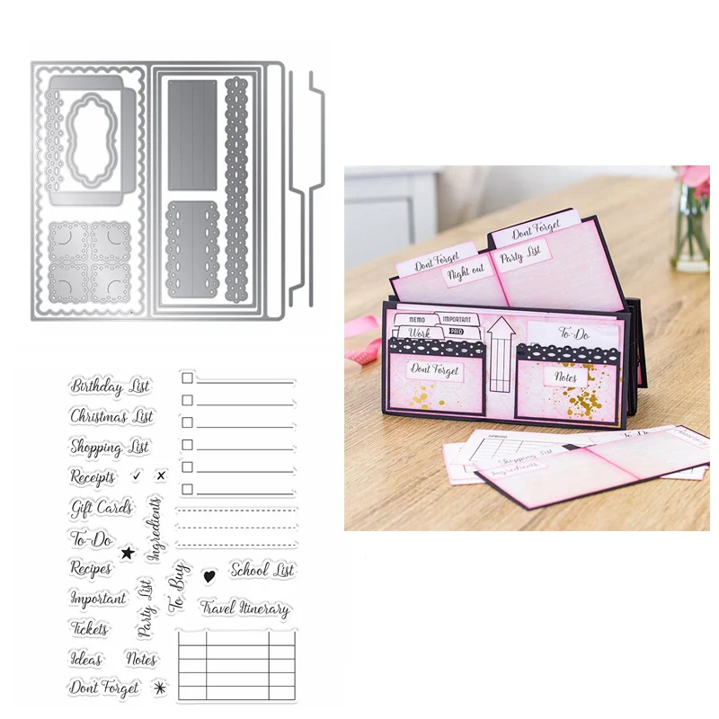 Ultimate Organiser Dies Make a List, набор прозрачных штампов и координационные штампы для DIY, скрапбукинга, открыток, новинка 2020 года
Ultimate Organiser Dies Make a List, набор прозрачных штампов и координационные штампы для DIY, скрапбукинга, открыток, новинка 2020 года