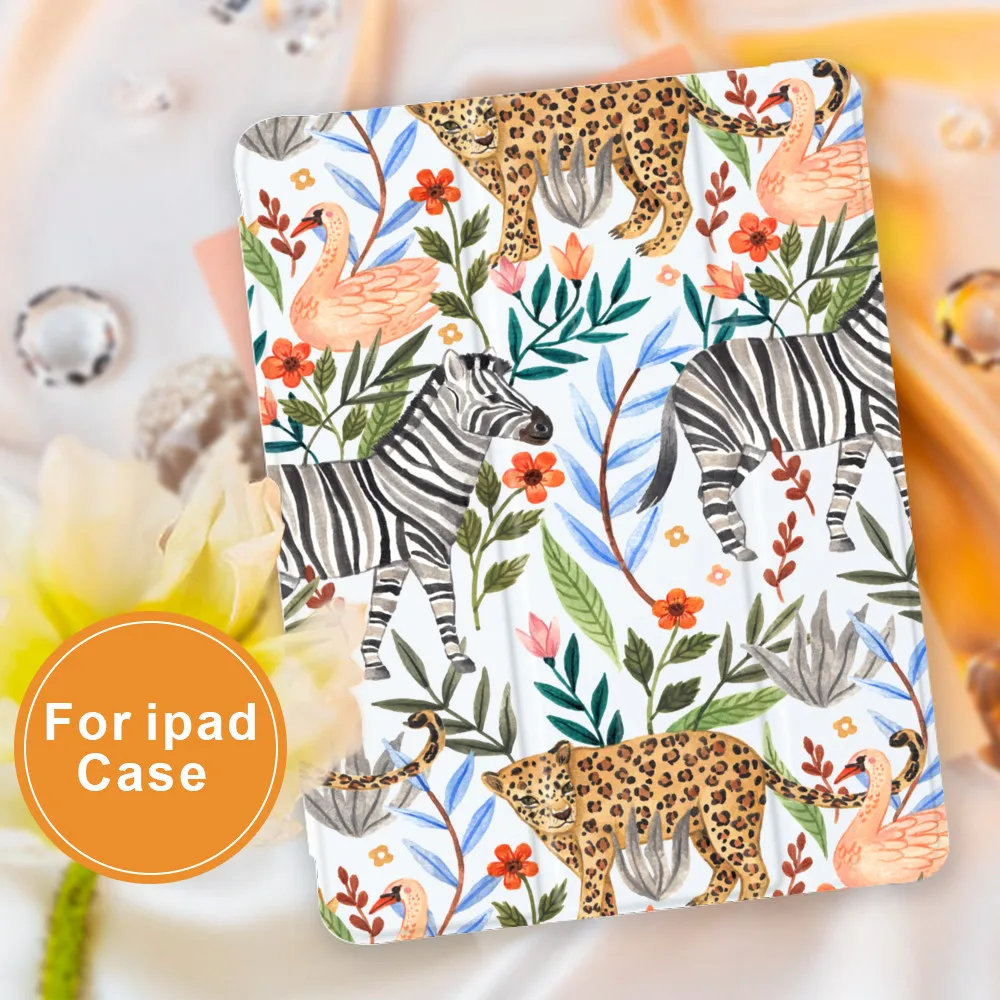 Tropical animal Flower For Air 4 Silicone Case for iPad Pro 2020 10.5 10.2 inch 8th Generation 7th 12.9 inch Automatic Wake Up
Tropical animal Flower For Air 4 Silicone Case for iPad Pro 2020 10.5 10.2 inch 8th Generation 7th 12.9 inch Automatic Wake Up