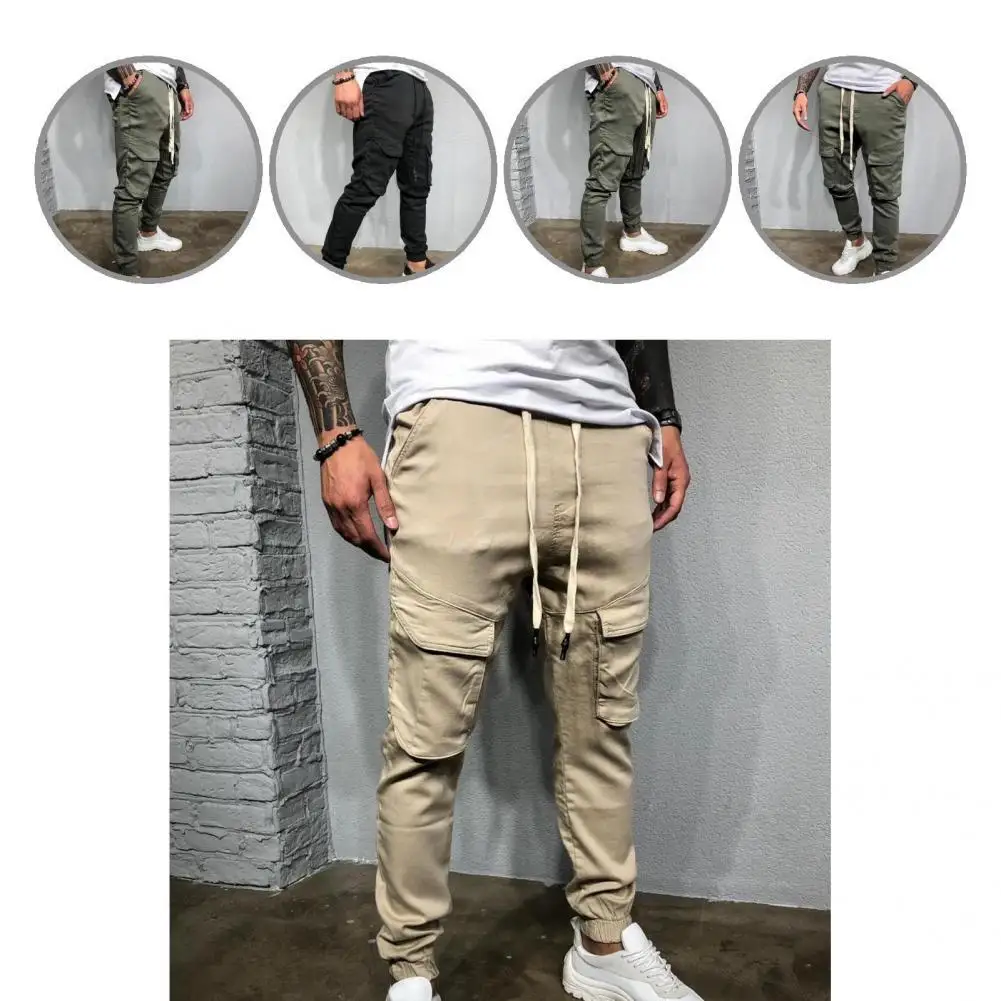 Handsome Fitness Pants Large Pockets Ankle-Length Solid Color Mid Waist Male Sweatpants Training Slacks Cargo Pants
Handsome Fitness Pants Large Pockets Ankle-Length Solid Color Mid Waist Male Sweatpants Training Slacks Cargo Pants