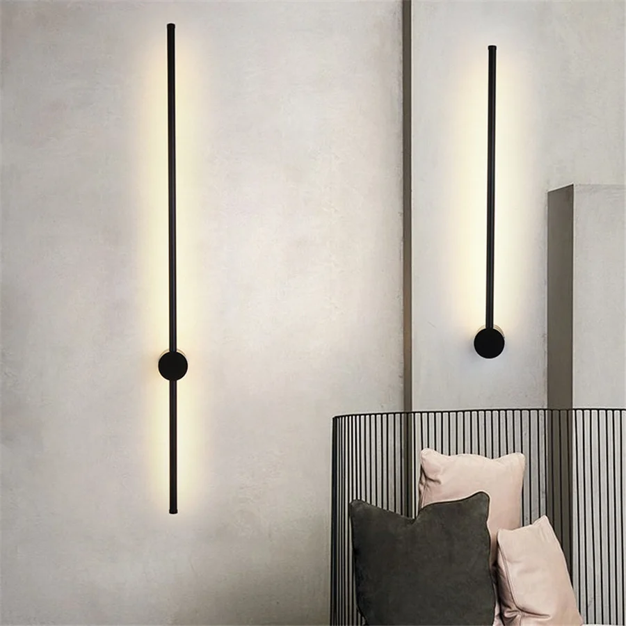 Nordic Living Room Sofa Background Wall Light Minimalist Personality LED Long Wall Lamp Restuarant Hotel Bedroom Bedside Lamp
Nordic Living Room Sofa Background Wall Light Minimalist Personality LED Long Wall Lamp Restuarant Hotel Bedroom Bedside Lamp