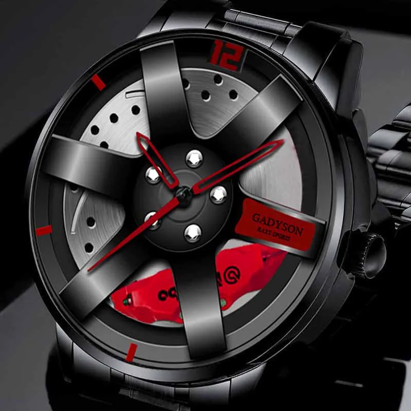 New stock!! Watch Hub Custom Design Sports Car Rim Sports Watch Waterproof Creative 2022 Male Watch Mens Wheel Wristwatch Clock
New stock!! Watch Hub Custom Design Sports Car Rim Sports Watch Waterproof Creative 2022 Male Watch Mens Wheel Wristwatch Clock