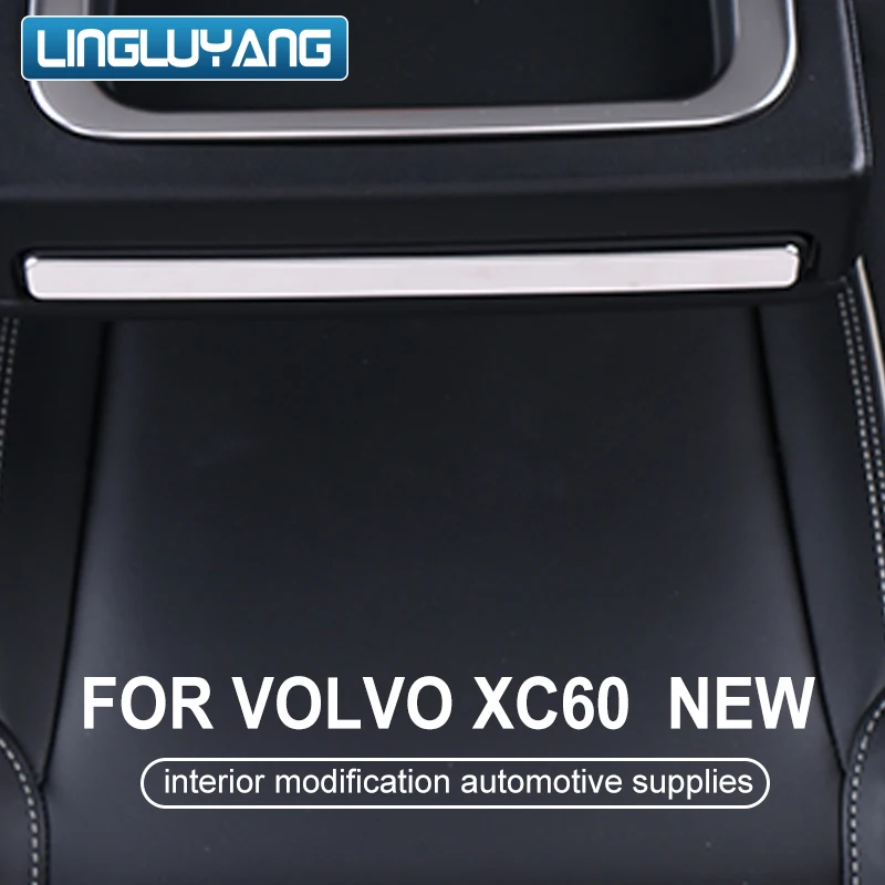 For volvo XC60 2018-2024 2025 interior modification automotive supplies rear armrest cup holder bright strip
For volvo XC60 2018-2024 2025 interior modification automotive supplies rear armrest cup holder bright strip