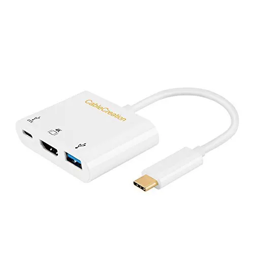 USB C Hub,USB C to USB 3.0 Hub with HDTV, USB C Power Delivery Port, Compatible with Dell Xps 13/15, Yoga 910,USB Flash Drive
USB C Hub,USB C to USB 3.0 Hub with HDTV, USB C Power Delivery Port, Compatible with Dell Xps 13/15, Yoga 910,USB Flash Drive
