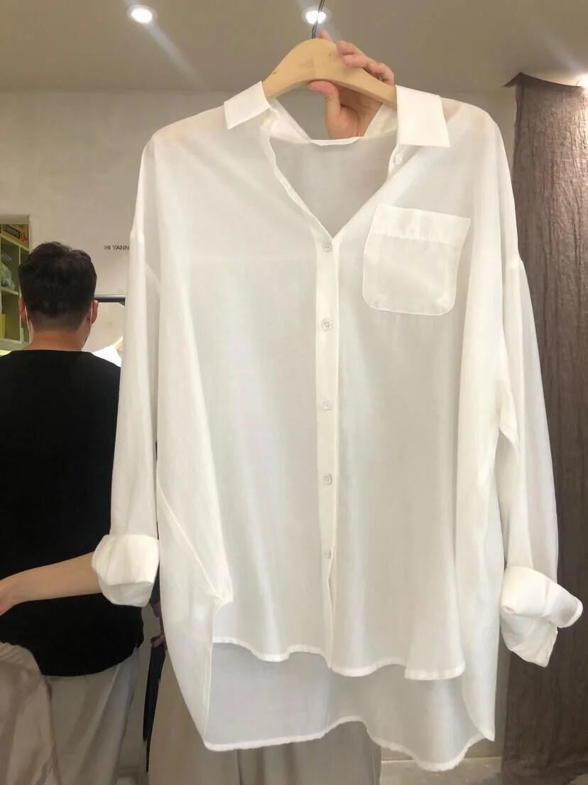 New Spring Vintage Solid Female Oversize Tops Womens Shirt Short Sleeve Girls Blouse Summer oversized Women Blouses Femme Blusas
New Spring Vintage Solid Female Oversize Tops Womens Shirt Short Sleeve Girls Blouse Summer oversized Women Blouses Femme Blusas