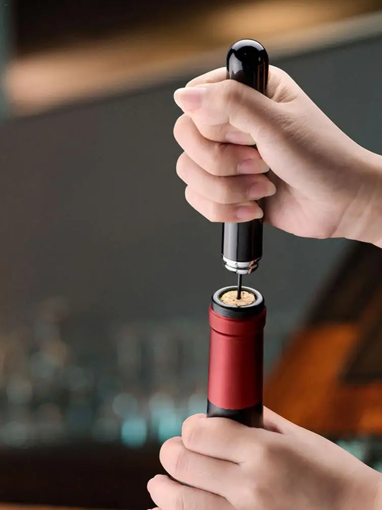 Wine Opener Air Pump Pressure Vacuum Wine Bottle Corkscrew Stainless Steel Pin Type Cork Out Tool Wine Opener Bar Accessories
Wine Opener Air Pump Pressure Vacuum Wine Bottle Corkscrew Stainless Steel Pin Type Cork Out Tool Wine Opener Bar Accessories