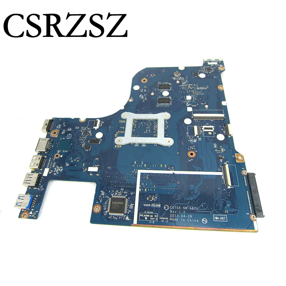 Материнская плата для ноутбука Lenovo G70-35 A6-6310, процессор NM-A671 5B20K04303, материнская плата
Материнская плата для ноутбука Lenovo G70-35 A6-6310, процессор NM-A671 5B20K04303, материнская плата