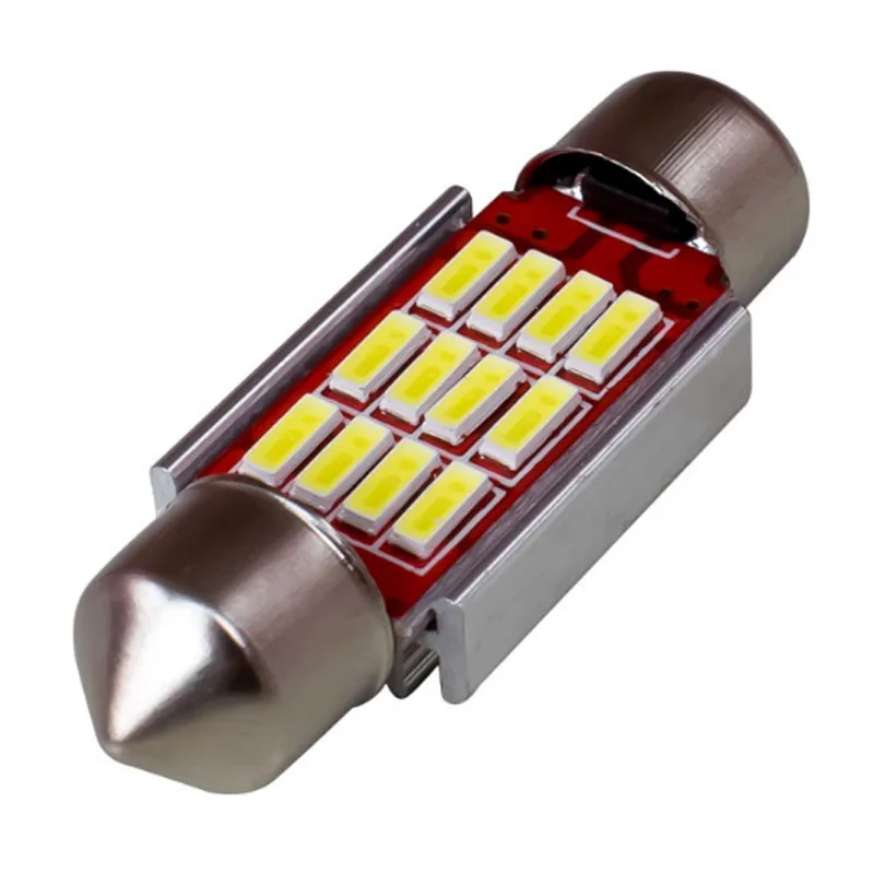 50pcs Festoon 31 36 39 41mm Car LED Doom License Plate Reading Light Bulb Auto Interior Lamp 4014 12SMD White Ice Blue DC12V
50pcs Festoon 31 36 39 41mm Car LED Doom License Plate Reading Light Bulb Auto Interior Lamp 4014 12SMD White Ice Blue DC12V