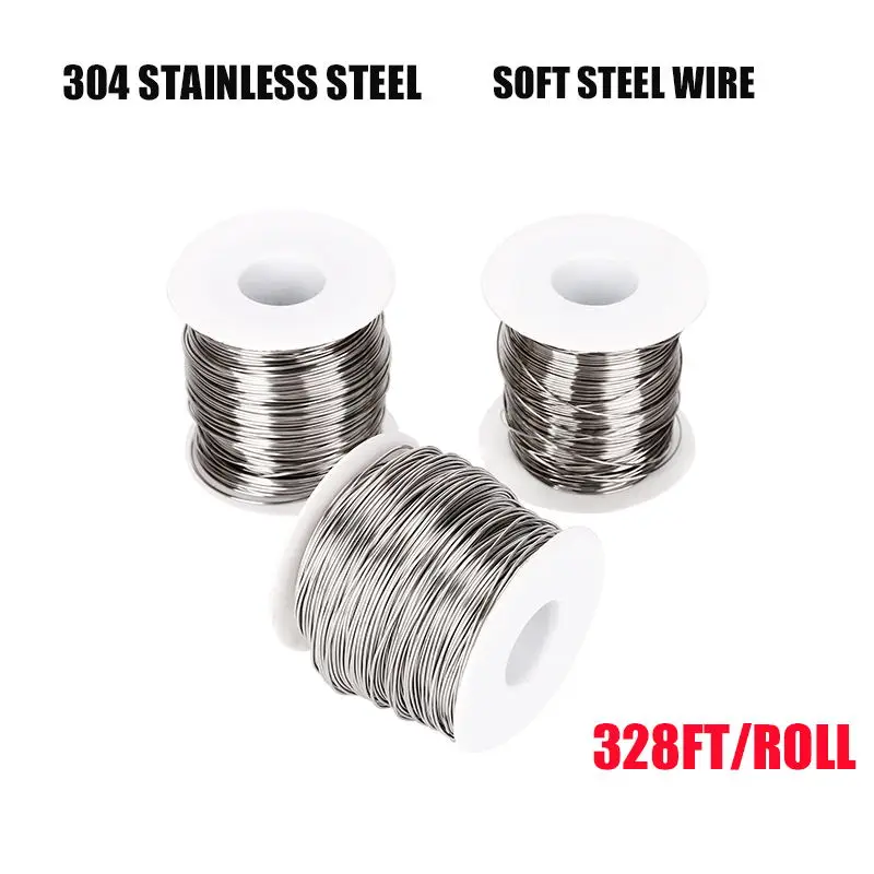 Diameter 0.1-0.2-0.3-0.4-0.5-0.6-0.8-1.0-1.5-2.0-2.5-3.0MM Soft 304 Stainless Steel Wire Single Wire Rope Annealed Soft Cable
Diameter 0.1-0.2-0.3-0.4-0.5-0.6-0.8-1.0-1.5-2.0-2.5-3.0MM Soft 304 Stainless Steel Wire Single Wire Rope Annealed Soft Cable