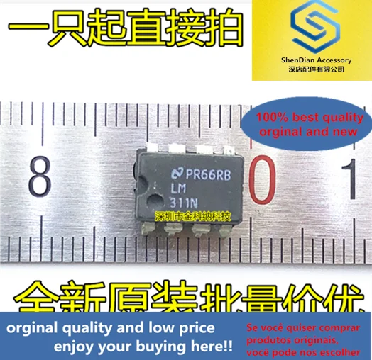 10pcs only orginal new LM311P LM311N DIP-8 in-line voltage comparator chip
10pcs only orginal new LM311P LM311N DIP-8 in-line voltage comparator chip