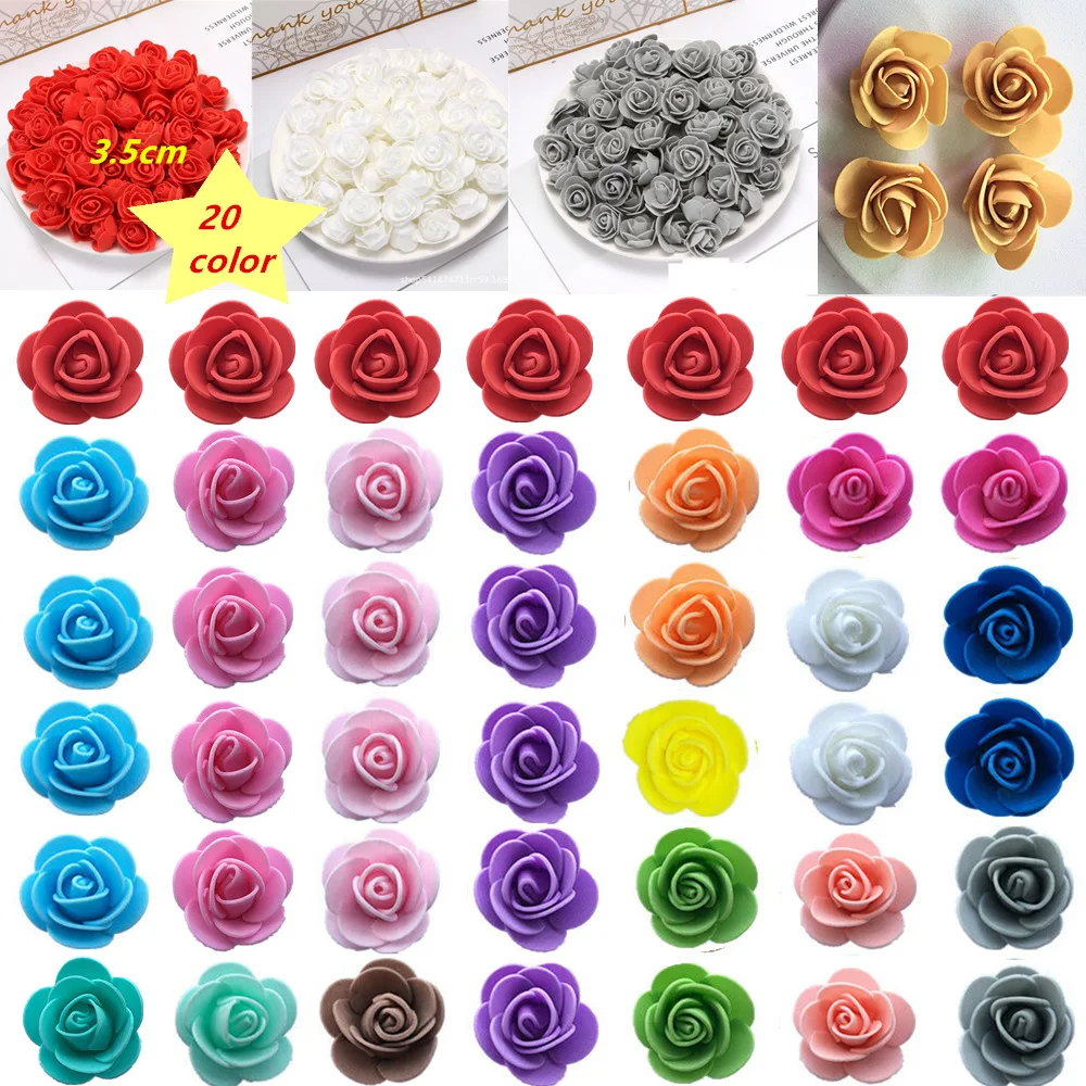 200Pcs 3.5cm Red Purple Rose Bear Foam Rose Artificial Flowers Dried flowers Diy Wedding Christmas Home Decor
200Pcs 3.5cm Red Purple Rose Bear Foam Rose Artificial Flowers Dried flowers Diy Wedding Christmas Home Decor