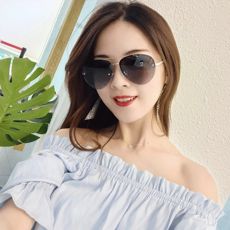 Men Classic Pilot Sunglasses Oval Half Frame Sun Glasses Women's Sunglasses Glasses Goggles UV400 Protection S8839
Men Classic Pilot Sunglasses Oval Half Frame Sun Glasses Women's Sunglasses Glasses Goggles UV400 Protection S8839