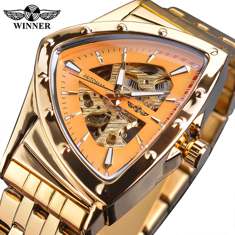Winner Golden Men's Wrist Watch Luxury Mens Mechanical Watches Automatic Wristwatch With Luminous Pointers Relogio Masculino
Winner Golden Men's Wrist Watch Luxury Mens Mechanical Watches Automatic Wristwatch With Luminous Pointers Relogio Masculino