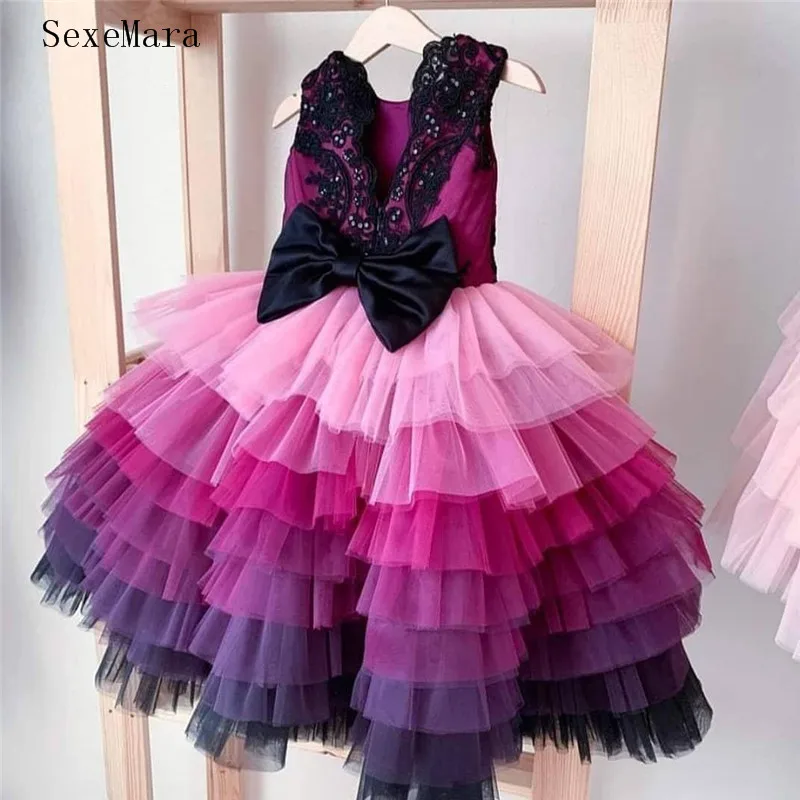 Cute Ball Gown Baby Girl Birthday Party Dress Applique Lace Top Flower Girl Dress for Wedding Kids Costumes First Communion
Cute Ball Gown Baby Girl Birthday Party Dress Applique Lace Top Flower Girl Dress for Wedding Kids Costumes First Communion
