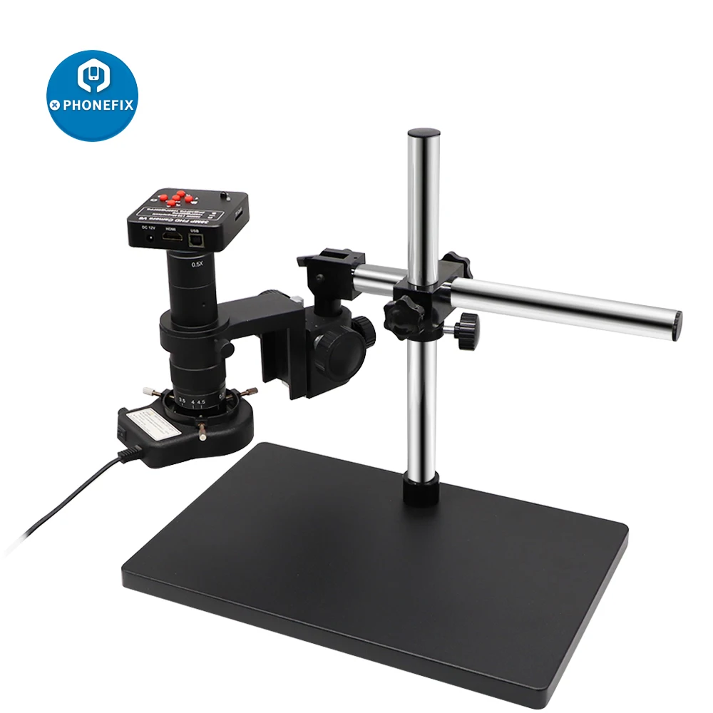38MP 48MP 4K 51MP 2K USB HDMI Industrial Digital Microscope Camera Stand Holder Set for SMD PCB Inspection Video Recording
38MP 48MP 4K 51MP 2K USB HDMI Industrial Digital Microscope Camera Stand Holder Set for SMD PCB Inspection Video Recording
