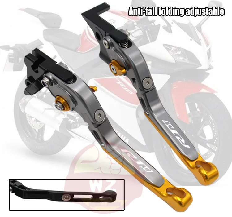 Logo(R1M) Titanium CNC Extendable Folding Motorcycle Brake Clutch Levers For Yamaha YZF R1/R1M/R1S 2015 2016 2017 2018
Logo(R1M) Titanium CNC Extendable Folding Motorcycle Brake Clutch Levers For Yamaha YZF R1/R1M/R1S 2015 2016 2017 2018