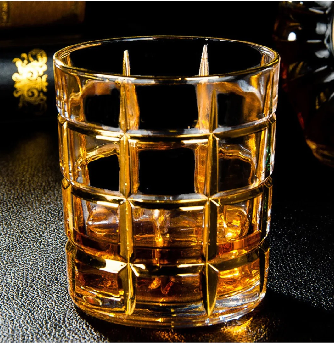 Crystal glass wine cup European style gold tracing crystal glass creative whisky wine cup cocktail cup beer household cup
Crystal glass wine cup European style gold tracing crystal glass creative whisky wine cup cocktail cup beer household cup