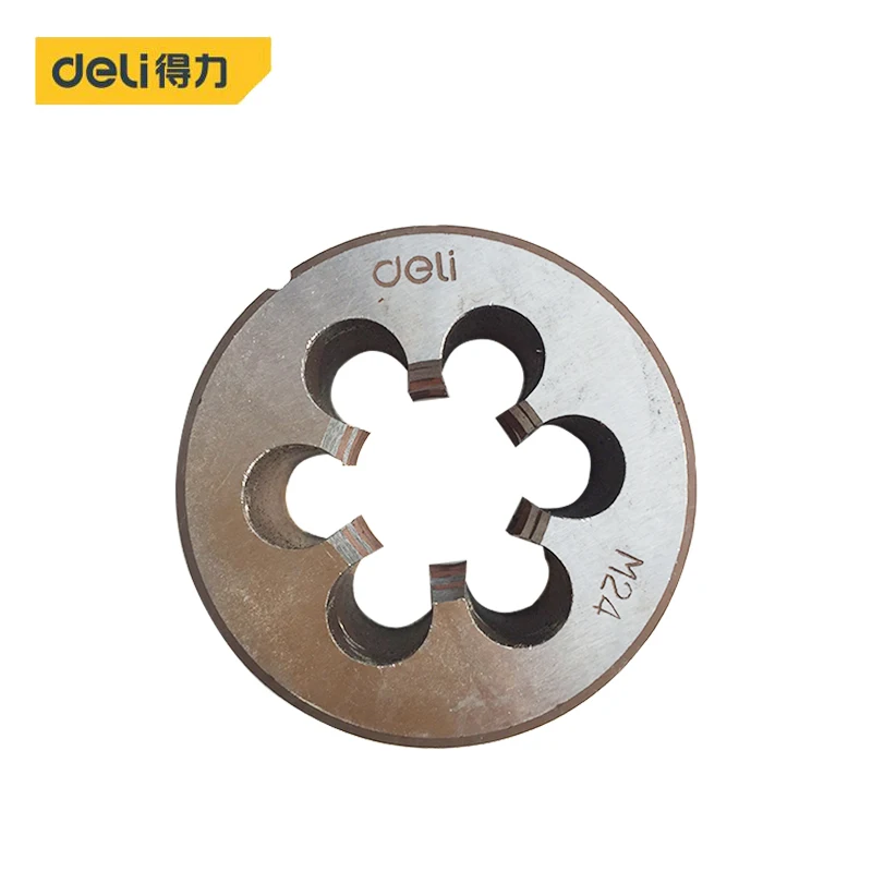 deli Right Hand Thread Die Metric Screw Die Threading Tools Round Threading Die For Metal Workpiece Threading M12 M14 M16 M20
deli Right Hand Thread Die Metric Screw Die Threading Tools Round Threading Die For Metal Workpiece Threading M12 M14 M16 M20