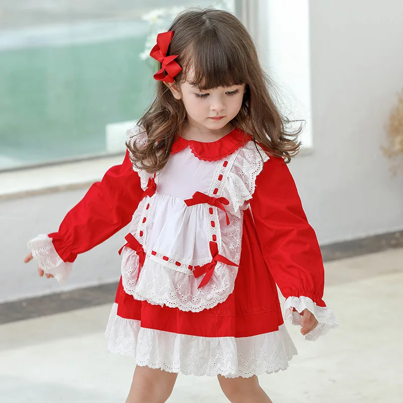 Children's Baby Kids Girl Lolita style long sleeve Dress spring and autumn Cotton Clothes
Children's Baby Kids Girl Lolita style long sleeve Dress spring and autumn Cotton Clothes