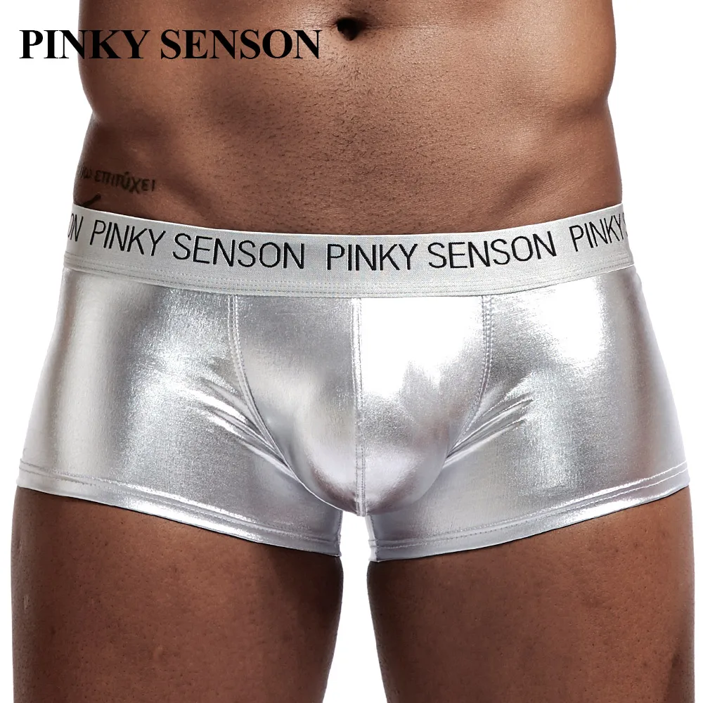 Pinky Senson Men Boxers Underwear U Convex Pouch Sexy Men Slips Cueca Masculina Male Panties Gay Underpants Synthetic Leather me
Pinky Senson Men Boxers Underwear U Convex Pouch Sexy Men Slips Cueca Masculina Male Panties Gay Underpants Synthetic Leather me