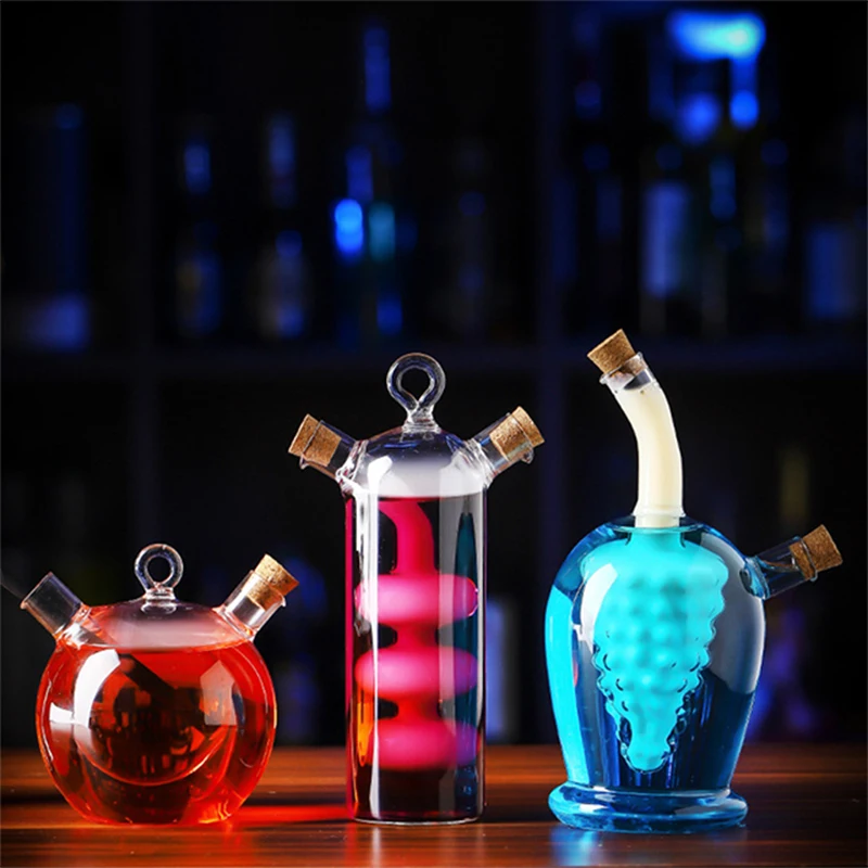 Creative Cocktail Cup Double Mouth Glass Transparent Double Tube Glass Club Cup Sharing Mugs For Home Bar Drink Cups
Creative Cocktail Cup Double Mouth Glass Transparent Double Tube Glass Club Cup Sharing Mugs For Home Bar Drink Cups