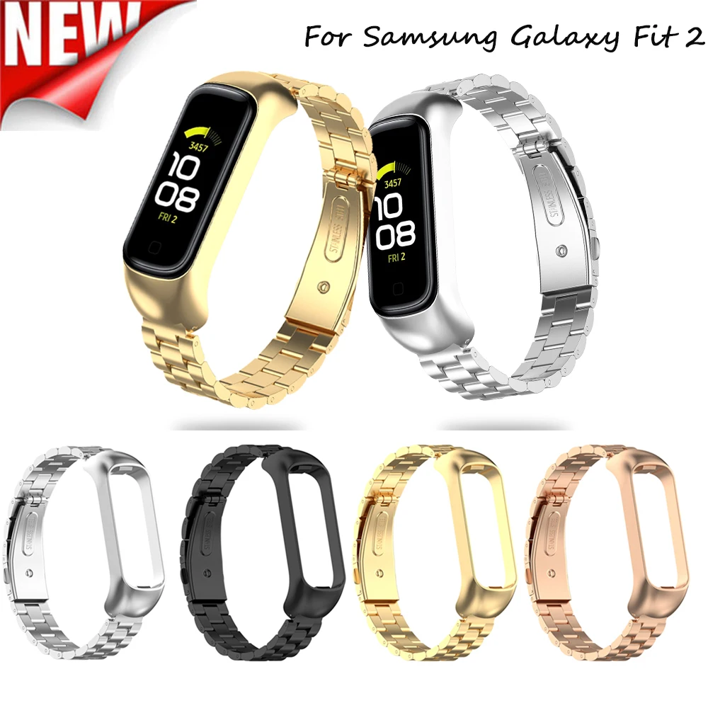 Ремешок из нержавеющей стали для Samsung Galaxy Fit 2, браслет для Samsung Galaxy Fit2 R220, аксессуары для смарт-браслета
Ремешок из нержавеющей стали для Samsung Galaxy Fit 2, браслет для Samsung Galaxy Fit2 R220, аксессуары для смарт-браслета