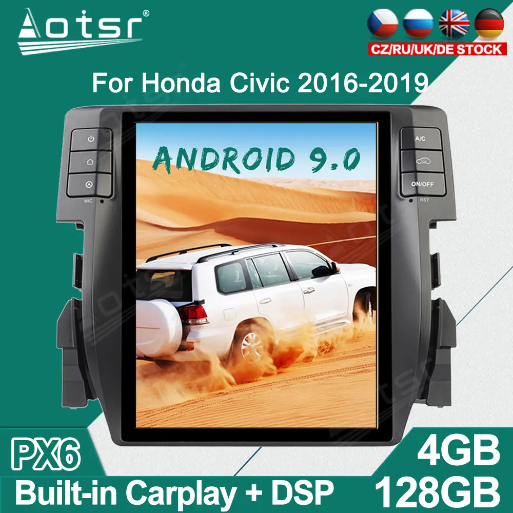 10.4 inch Android Car Radio Player GPS Navigation Auto Stereo Multimedia Video For Honda Civic 2016+ Headunit DSP carplay Tesla
10.4 inch Android Car Radio Player GPS Navigation Auto Stereo Multimedia Video For Honda Civic 2016+ Headunit DSP carplay Tesla