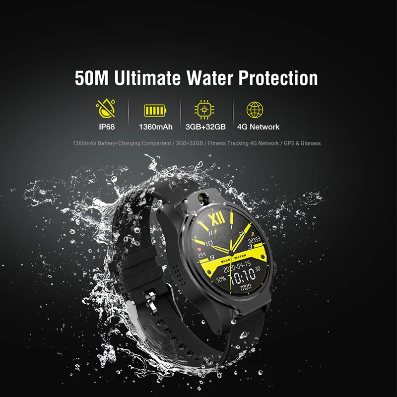 2020 best selling real IP68 Waterproof 4G LTE Global Bands Smart phone watch with 8MP Camera GPS Glonass 1.69" IPS big screen
2020 best selling real IP68 Waterproof 4G LTE Global Bands Smart phone watch with 8MP Camera GPS Glonass 1.69" IPS big screen