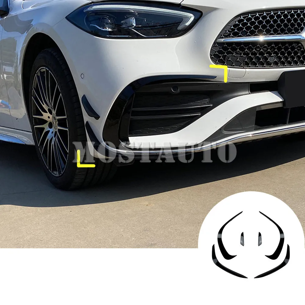 For Mercedes Benz C Class W206 C63 AMG ABS Exterior Front Bumper Spoiler Air Intake Cover Trim 2022 Black / Carbon Fiber Look
For Mercedes Benz C Class W206 C63 AMG ABS Exterior Front Bumper Spoiler Air Intake Cover Trim 2022 Black / Carbon Fiber Look