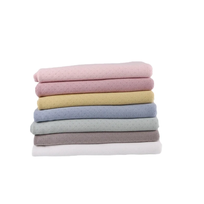 Width 70'' Japanese Summer Cotton Knitted Mesh Jacquard Fabric By The Half Yard For Baby T-shirt Skirt Material
Width 70'' Japanese Summer Cotton Knitted Mesh Jacquard Fabric By The Half Yard For Baby T-shirt Skirt Material