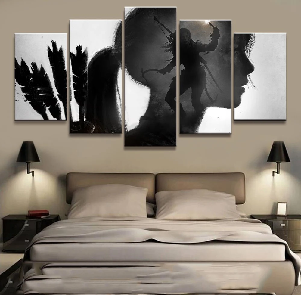 No Framed Canvas 5Pcs Tomb Raider Lara Croft Game Wall Art Posters Pictures Paintings Home Decor for Living Room Decoration
No Framed Canvas 5Pcs Tomb Raider Lara Croft Game Wall Art Posters Pictures Paintings Home Decor for Living Room Decoration