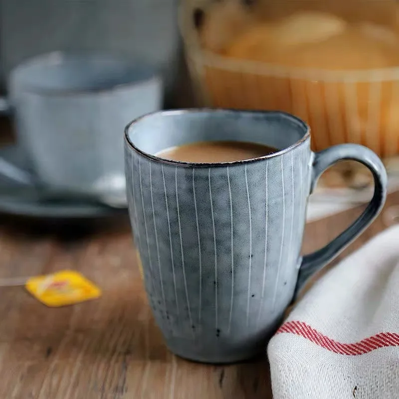 Japanese Style Ceramic Tea Cup Couple Milk Coffee Mug Household Water Cup Creative Simple Retro Office Table Tea Cup Drinkware
Japanese Style Ceramic Tea Cup Couple Milk Coffee Mug Household Water Cup Creative Simple Retro Office Table Tea Cup Drinkware