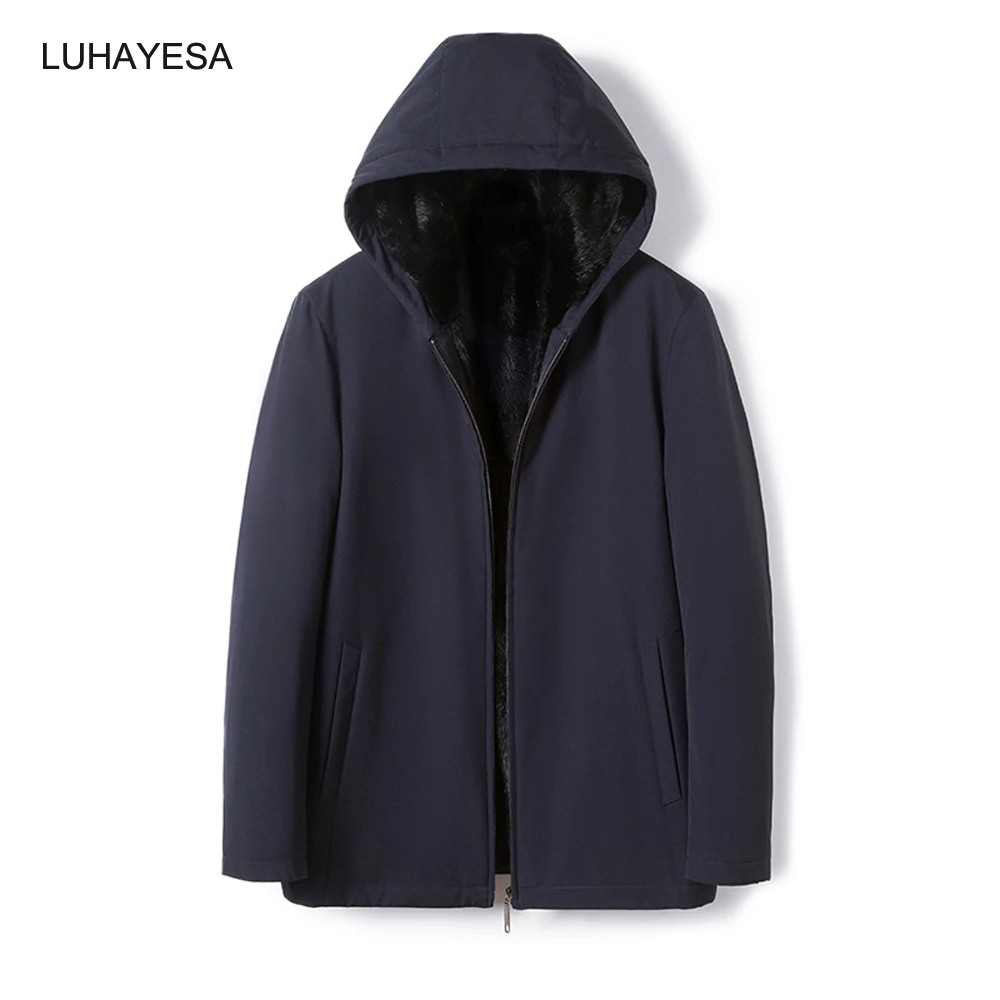 Luxury Hooded Mink Fur Lined Parkas Men Winter Casual Formal Slim Top Quality Real Natural Mink Fur Parkas
Luxury Hooded Mink Fur Lined Parkas Men Winter Casual Formal Slim Top Quality Real Natural Mink Fur Parkas