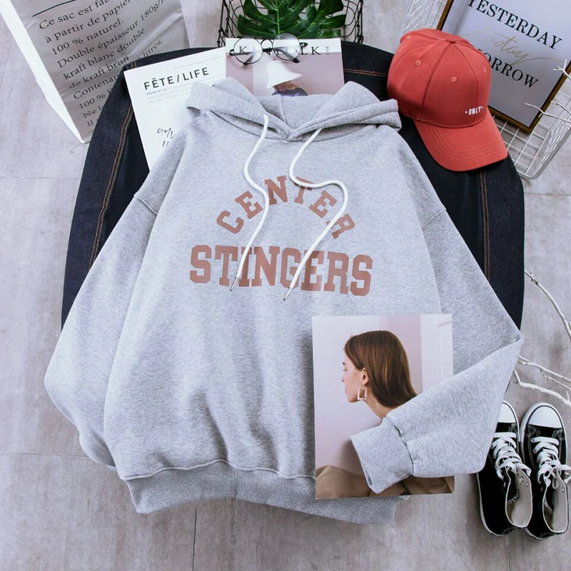 Hoodies Women Large Size Leisure Letter Printed Long Sleeve Hoodie Womens Pullover Soft Cotton Korean Style Ladies Sweatshirts
Hoodies Women Large Size Leisure Letter Printed Long Sleeve Hoodie Womens Pullover Soft Cotton Korean Style Ladies Sweatshirts