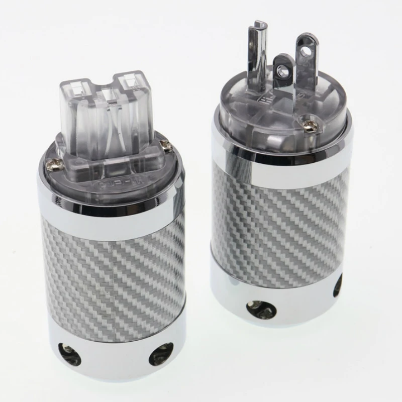 HiFi Carbon Fiber Rhodium Plated US Power Plug IEC Connector AC Power Cord Audio Adapter
HiFi Carbon Fiber Rhodium Plated US Power Plug IEC Connector AC Power Cord Audio Adapter