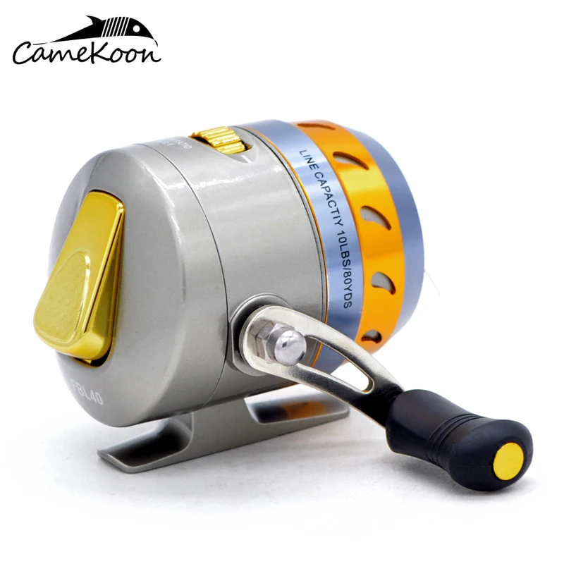 CAMEKOON FBL40 Spincast Reel 4.3:1 Smooth Gear Ratio 3+1 Ball Bearings Right or Left-Handed Fishing Coil With 10LB Fishing Line
CAMEKOON FBL40 Spincast Reel 4.3:1 Smooth Gear Ratio 3+1 Ball Bearings Right or Left-Handed Fishing Coil With 10LB Fishing Line