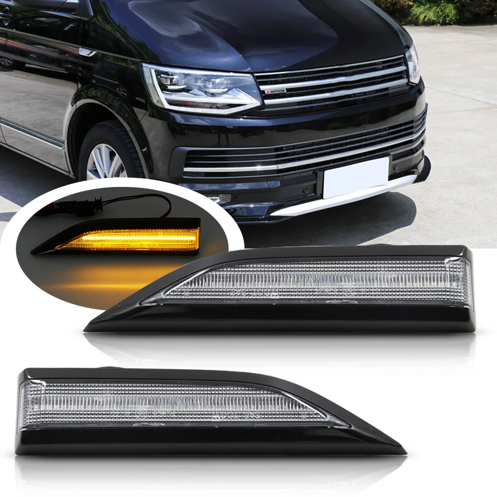 2PCS LED Sequential Side Marker light Indicators Blinker Lights For VW transporter T6 2015 2016 2017 2018 2019 Turn Signal Lamp
2PCS LED Sequential Side Marker light Indicators Blinker Lights For VW transporter T6 2015 2016 2017 2018 2019 Turn Signal Lamp
