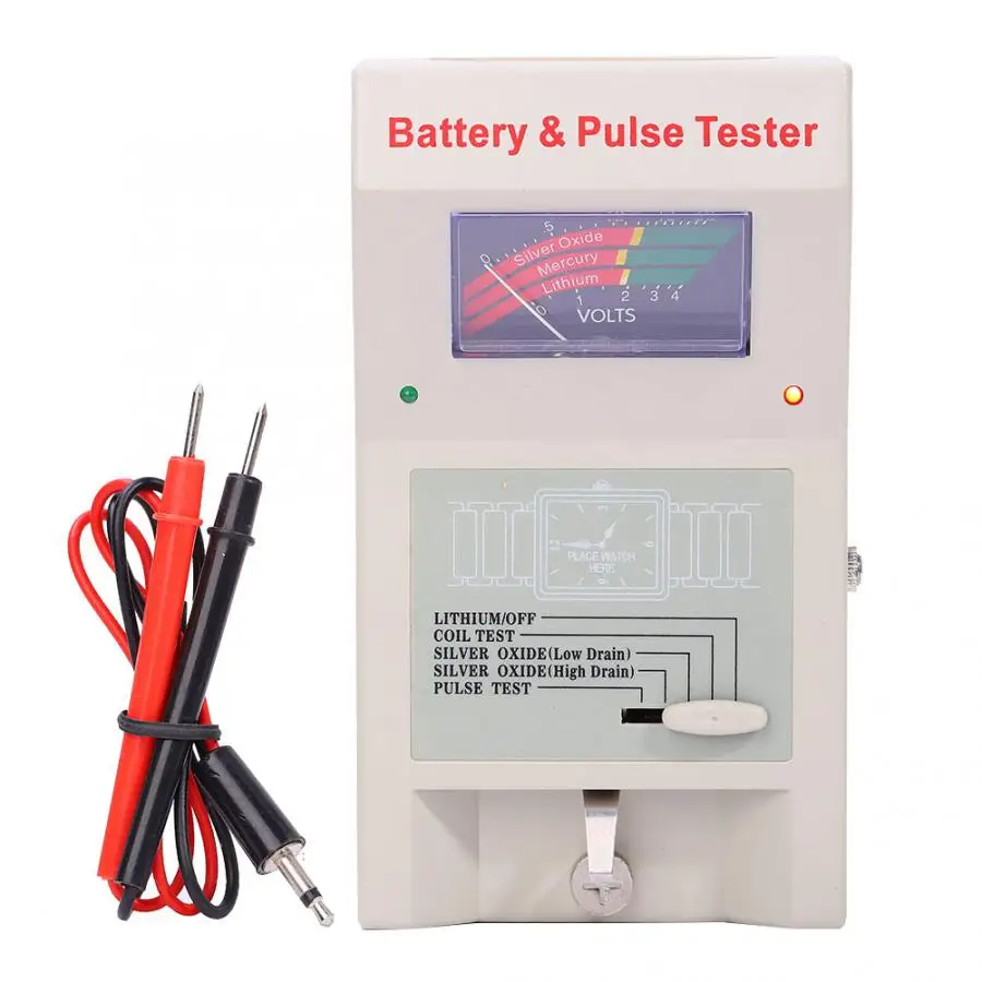 New Professional Quartz Watch Analyzer Detector Battery Pulse Tester Watch Repair Tools Accessory Tool Electronic Pulses Tester
New Professional Quartz Watch Analyzer Detector Battery Pulse Tester Watch Repair Tools Accessory Tool Electronic Pulses Tester