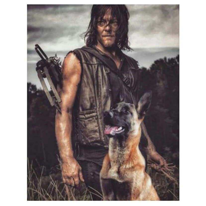 'The Walking Dead' 5D Diamond Painting Dog TV Poster Diamond Embroidery Cross Stitch Kits DIY Mosaic Home Decor FH1210
'The Walking Dead' 5D Diamond Painting Dog TV Poster Diamond Embroidery Cross Stitch Kits DIY Mosaic Home Decor FH1210