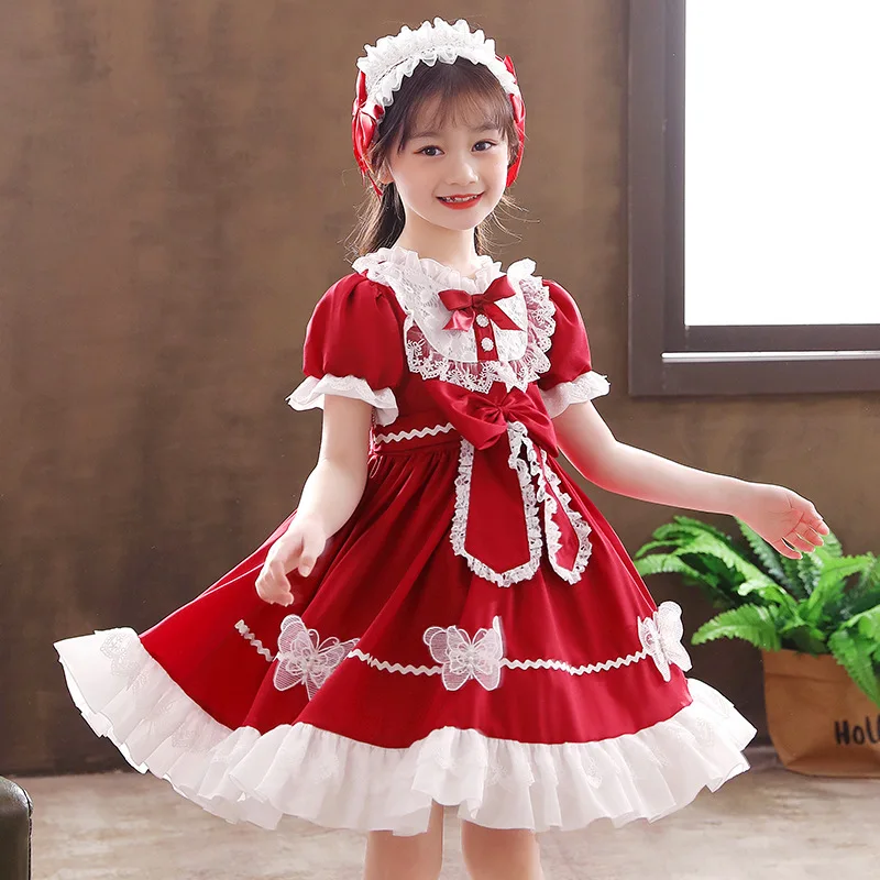 Spring Dresses For Kids Girl 2021 Baby Little Girls Long Sleeve Red Vintage Lolita Princess Dress Clothes For Birthday Party
Spring Dresses For Kids Girl 2021 Baby Little Girls Long Sleeve Red Vintage Lolita Princess Dress Clothes For Birthday Party