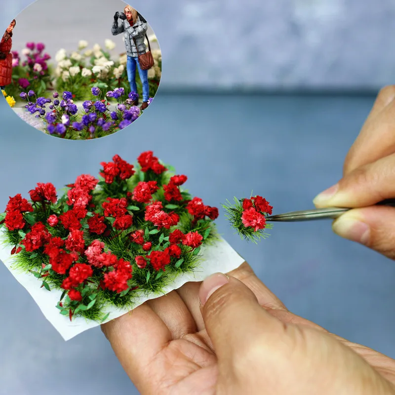 1Box Miniature DIY Flower Clusters Model Scenario Material for Train Sand Table
1Box Miniature DIY Flower Clusters Model Scenario Material for Train Sand Table