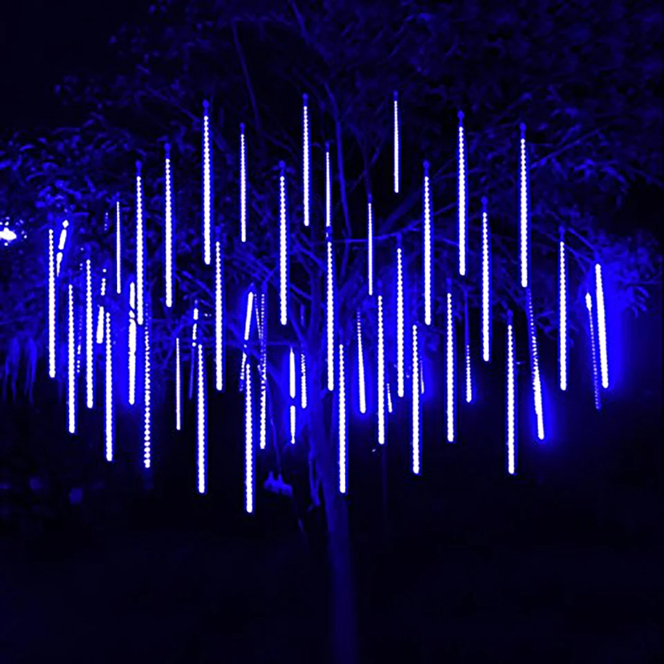 New Year 30cm 50cm Outdoor Meteor Shower Rain 8 Tubes LED String Lights Waterproof For Christmas Tree Wedding Party Decoration
New Year 30cm 50cm Outdoor Meteor Shower Rain 8 Tubes LED String Lights Waterproof For Christmas Tree Wedding Party Decoration