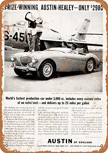 Металлический знак-1954 Остин-Healey 100-винтажный Настенный декор для кафе, пивного бара, декоративные поделки
Металлический знак-1954 Остин-Healey 100-винтажный Настенный декор для кафе, пивного бара, декоративные поделки