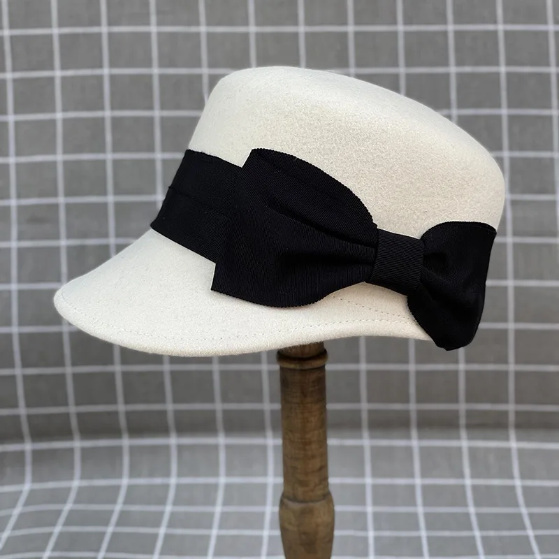 2023 new bow-tie woollen equestrian hat for women autumn and winter retro casual flat cap fashion travel knight hat
2023 new bow-tie woollen equestrian hat for women autumn and winter retro casual flat cap fashion travel knight hat