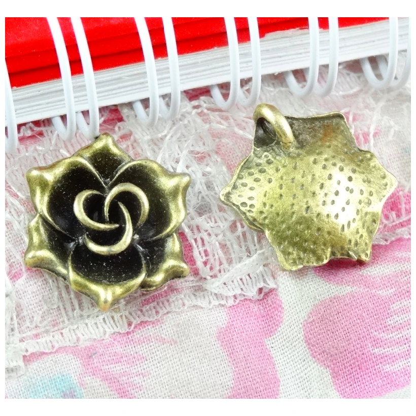 30pcs Vintage Antique Bronze Plated Zinc Alloy Flower Charms Pendant Diy Jewelry Findings Jewelry Accessories
30pcs Vintage Antique Bronze Plated Zinc Alloy Flower Charms Pendant Diy Jewelry Findings Jewelry Accessories