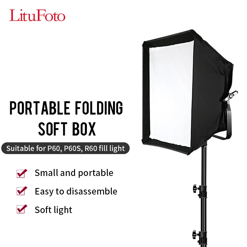 LituFoto Photography Softbox Lighting Kits 41x41CM Professional Continuous Light System Soft Box For Photo Studio Equipment
LituFoto Photography Softbox Lighting Kits 41x41CM Professional Continuous Light System Soft Box For Photo Studio Equipment