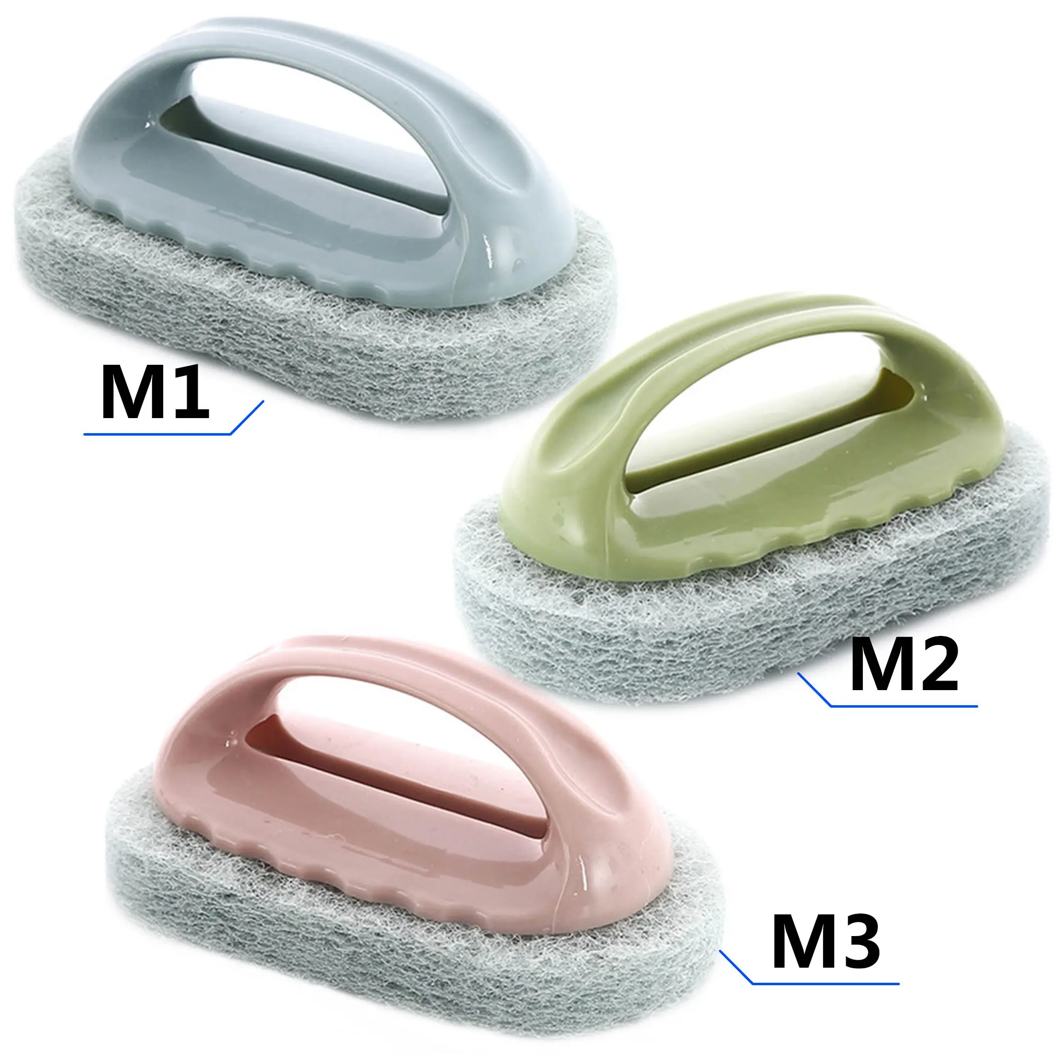 Handle Brush Sponge Kitchen Bathroom Floor Eraser Scrub Cleaning Tool Strong Decontamination - 3 Colors
Handle Brush Sponge Kitchen Bathroom Floor Eraser Scrub Cleaning Tool Strong Decontamination - 3 Colors